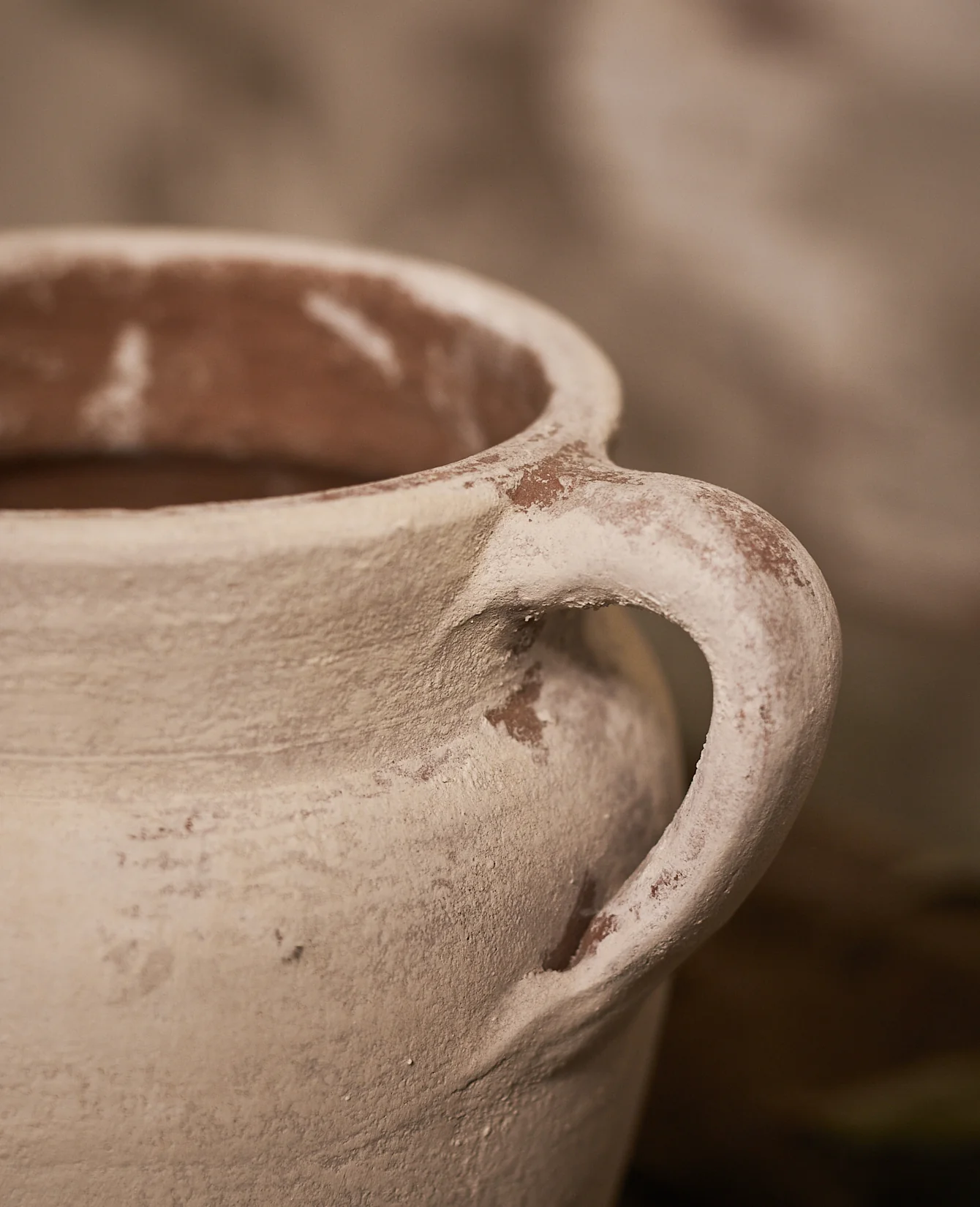 Two Handle Pot - Limewash - Image 4