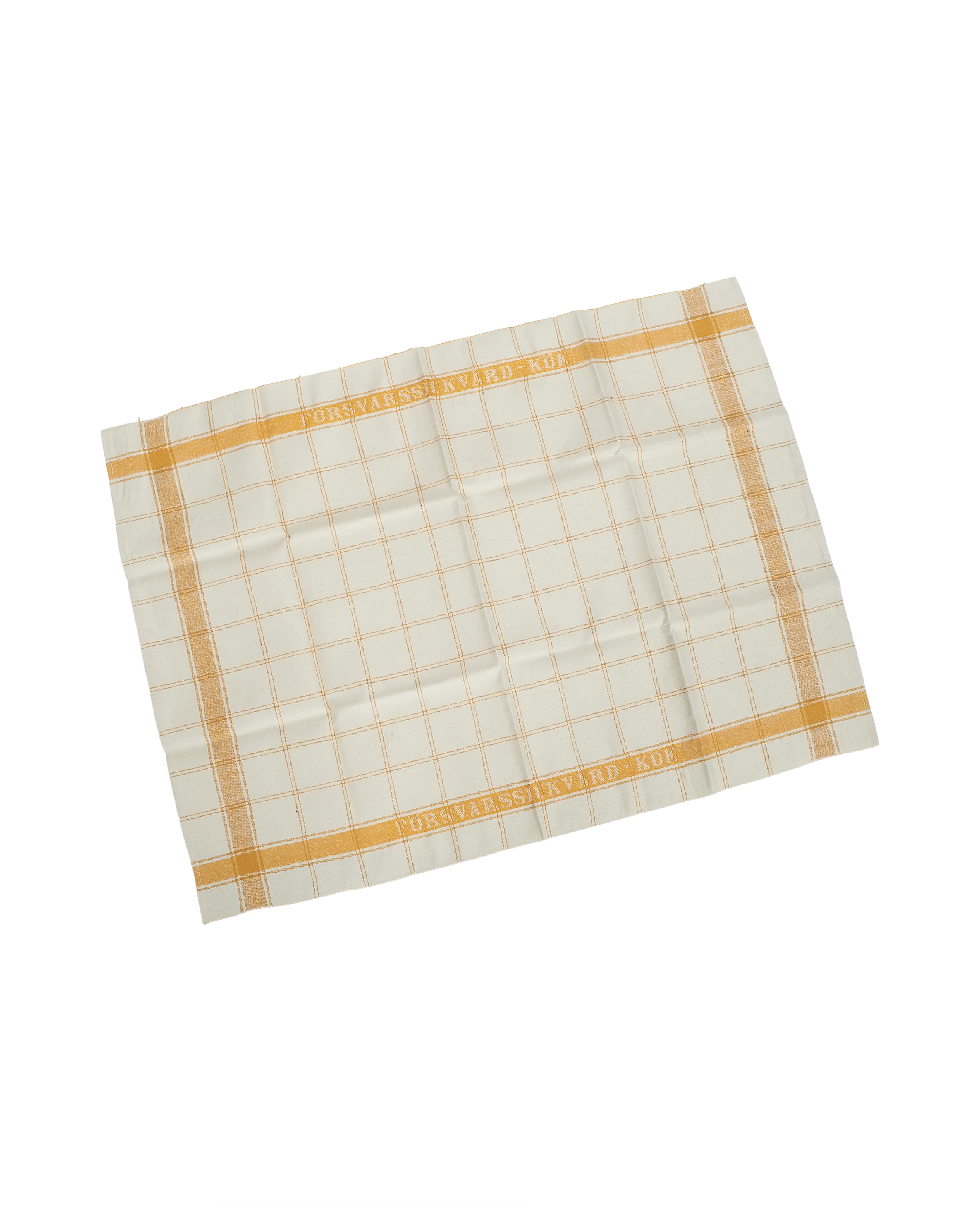 Utility Towel - Yellow Check - Image 2