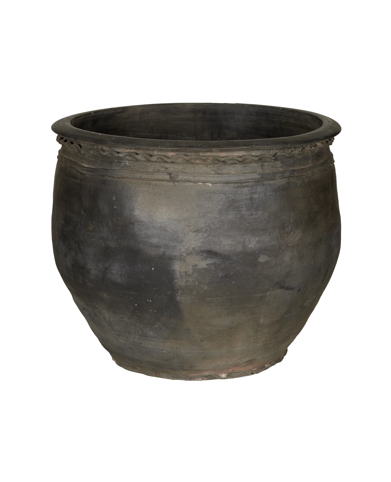 Wide Mouth Pot - Black