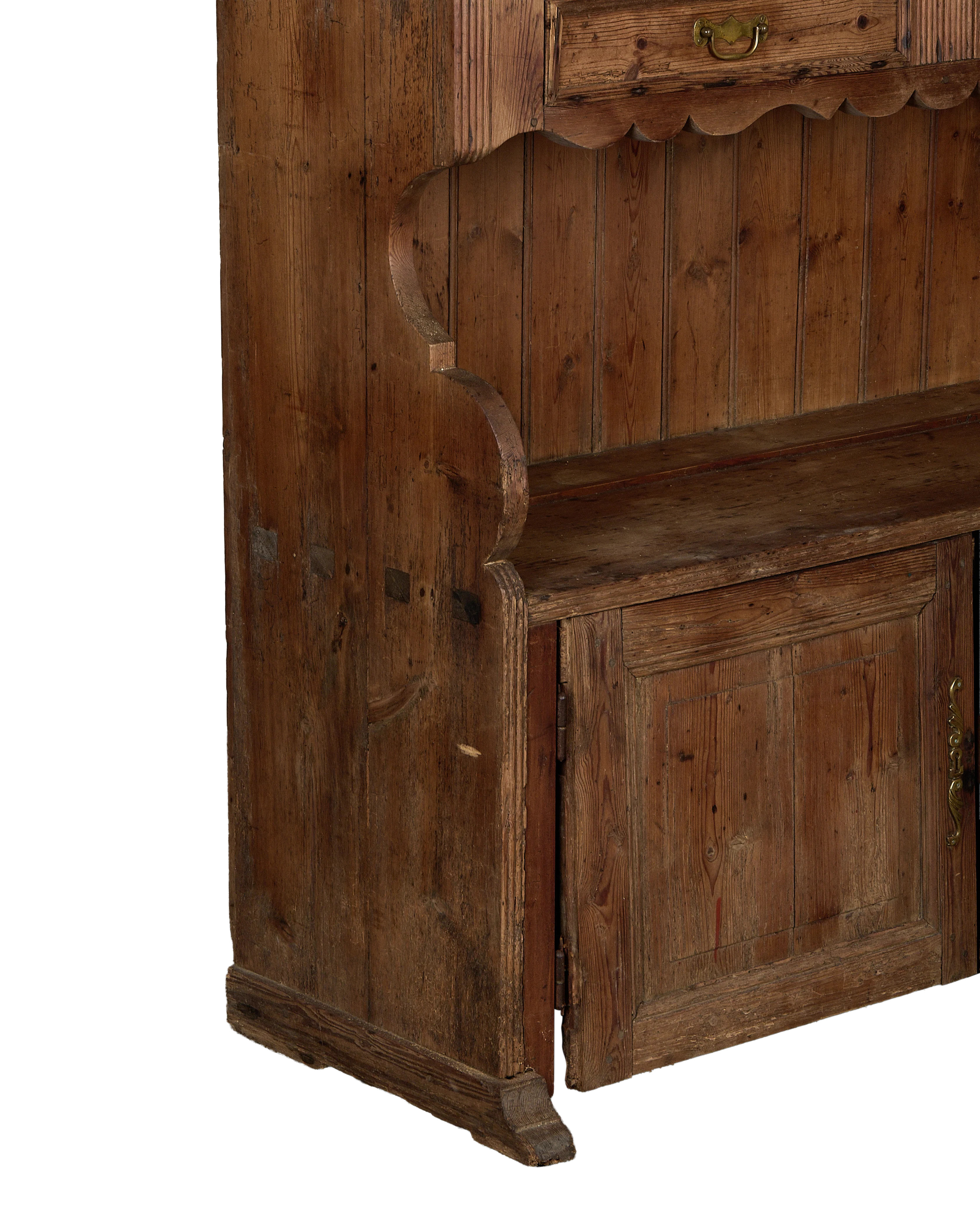 Wood China Cabinet - Image 4
