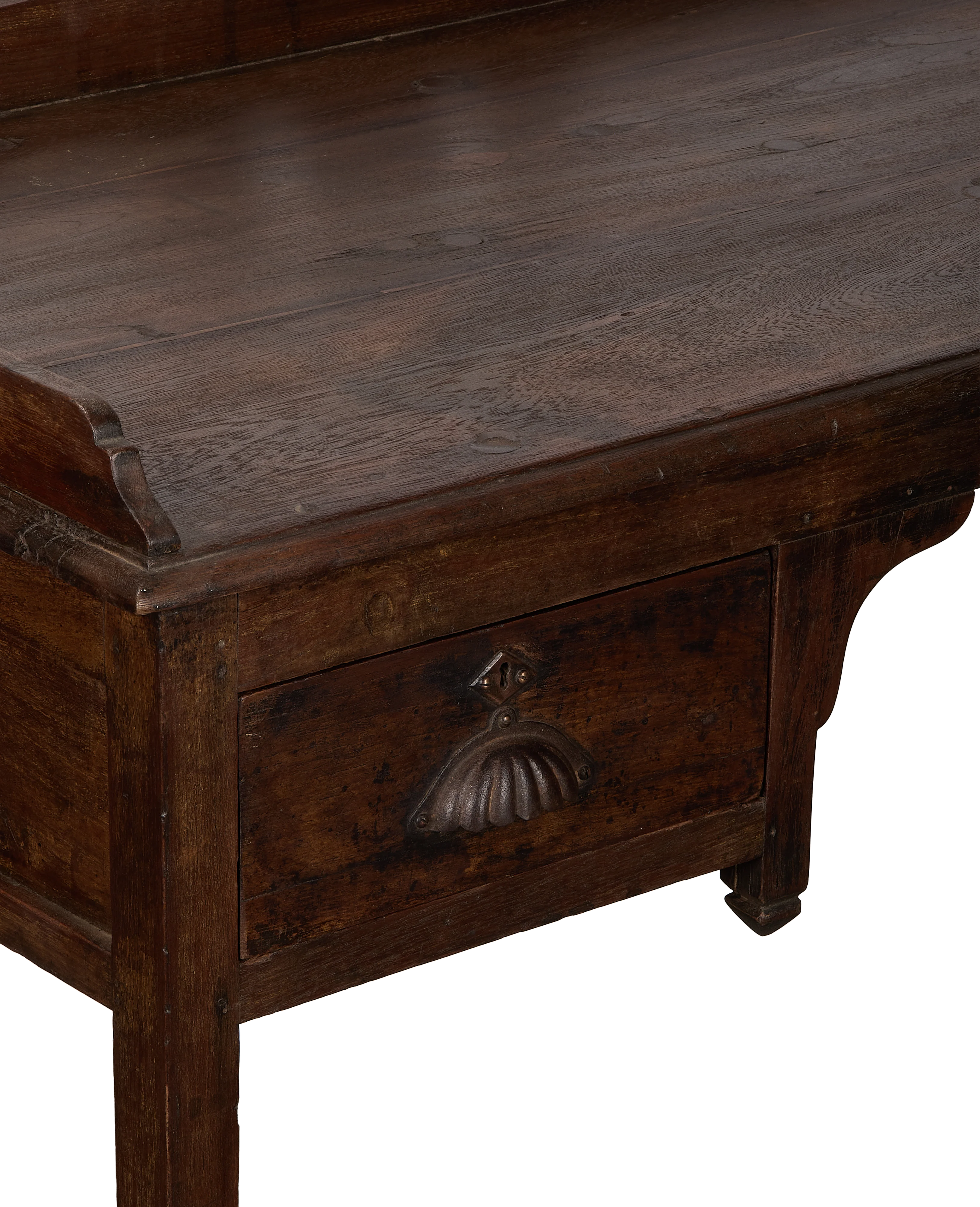 Wood Desk - Natural - Image 4