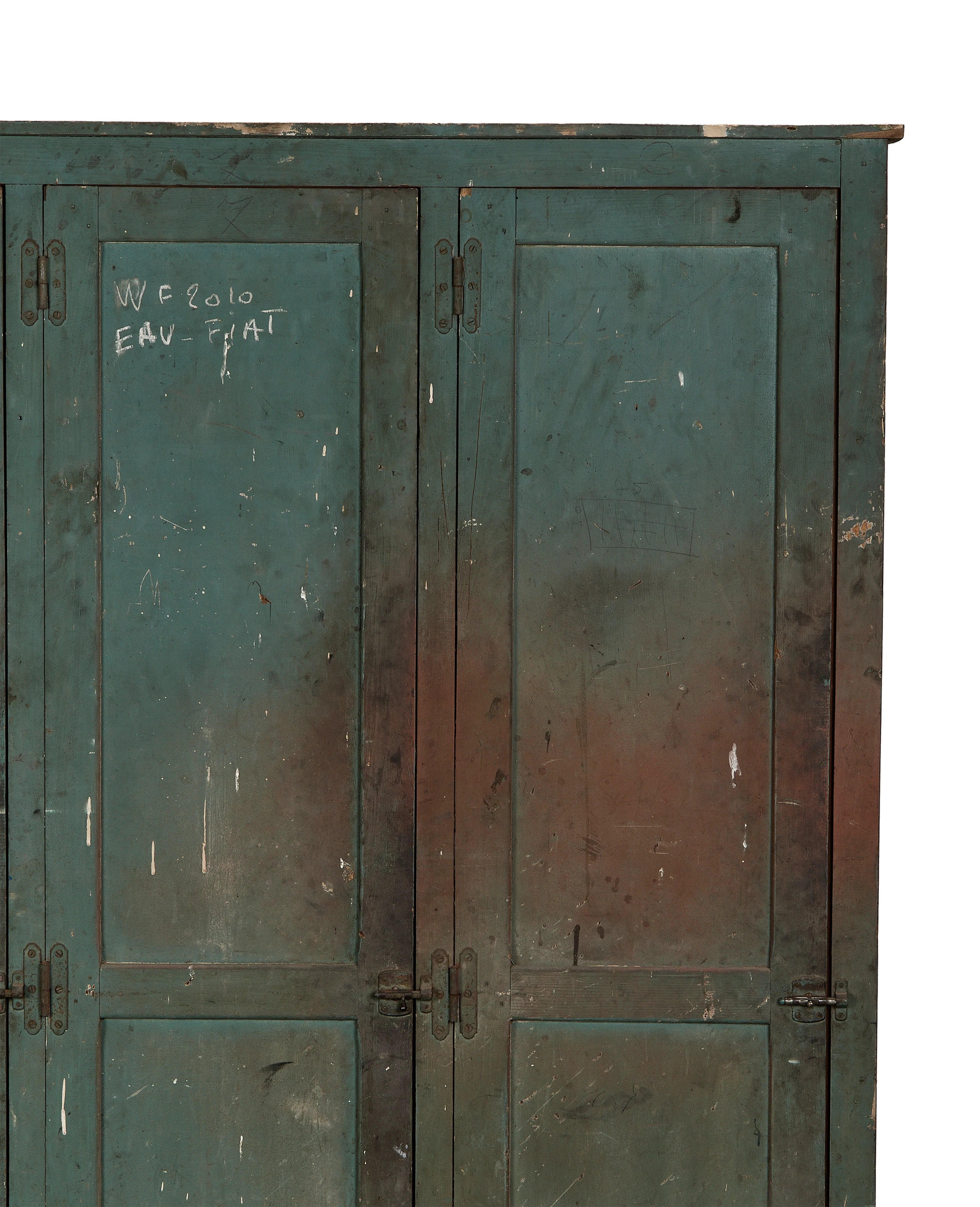 Wood Locker Cabinet - Painted - Image 2