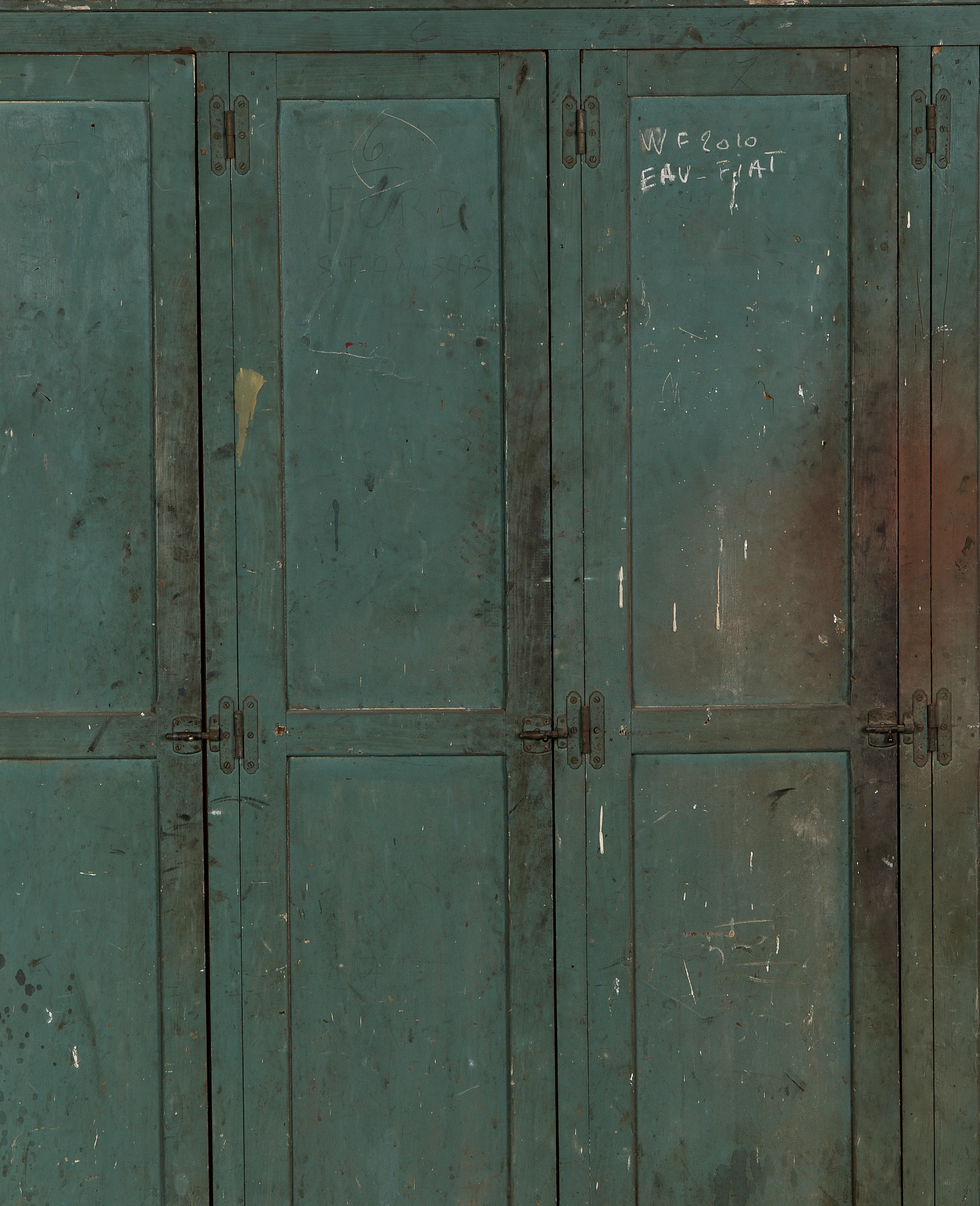 Wood Locker Cabinet - Painted - Image 3