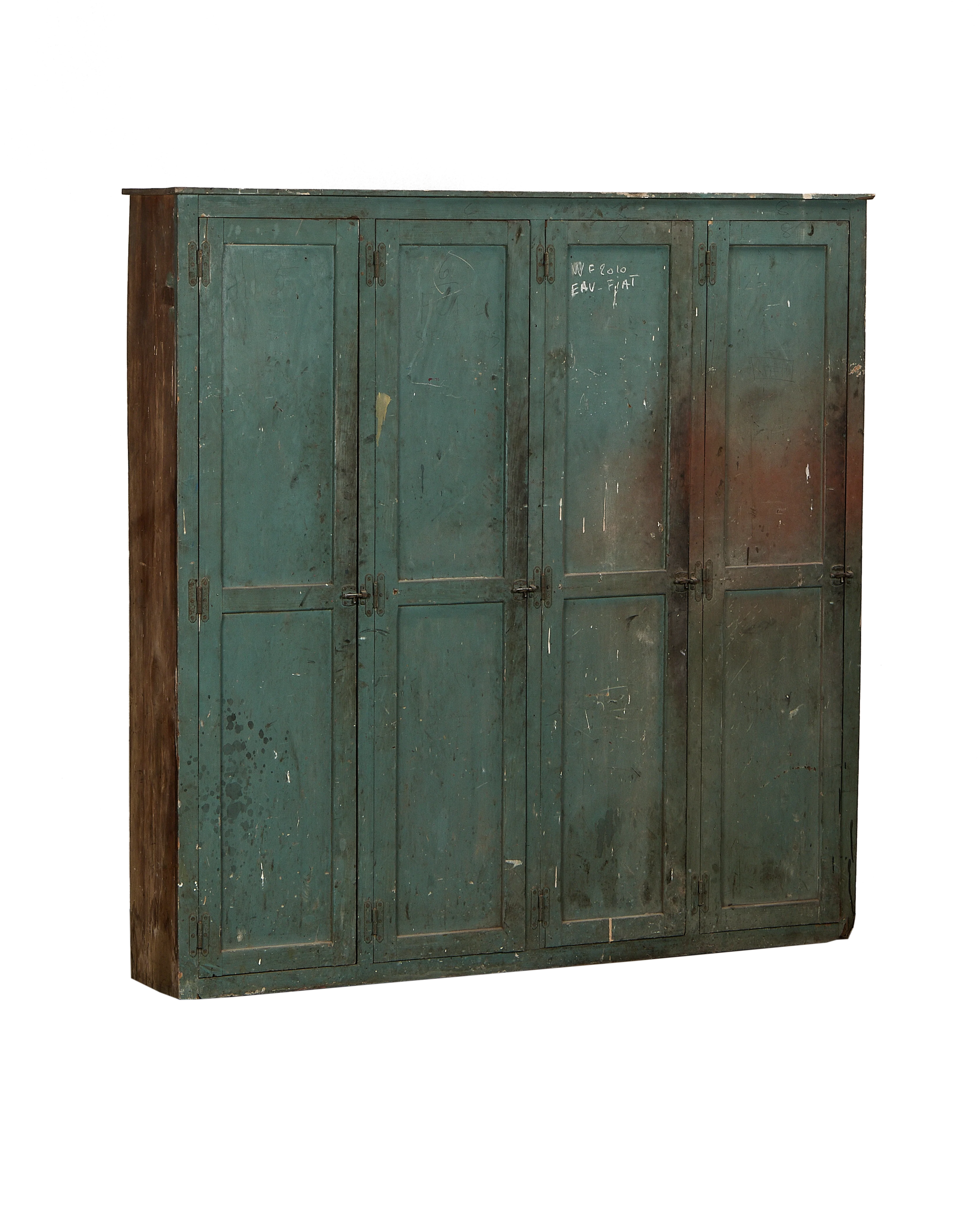 Wood Locker Cabinet - Painted - Image 6
