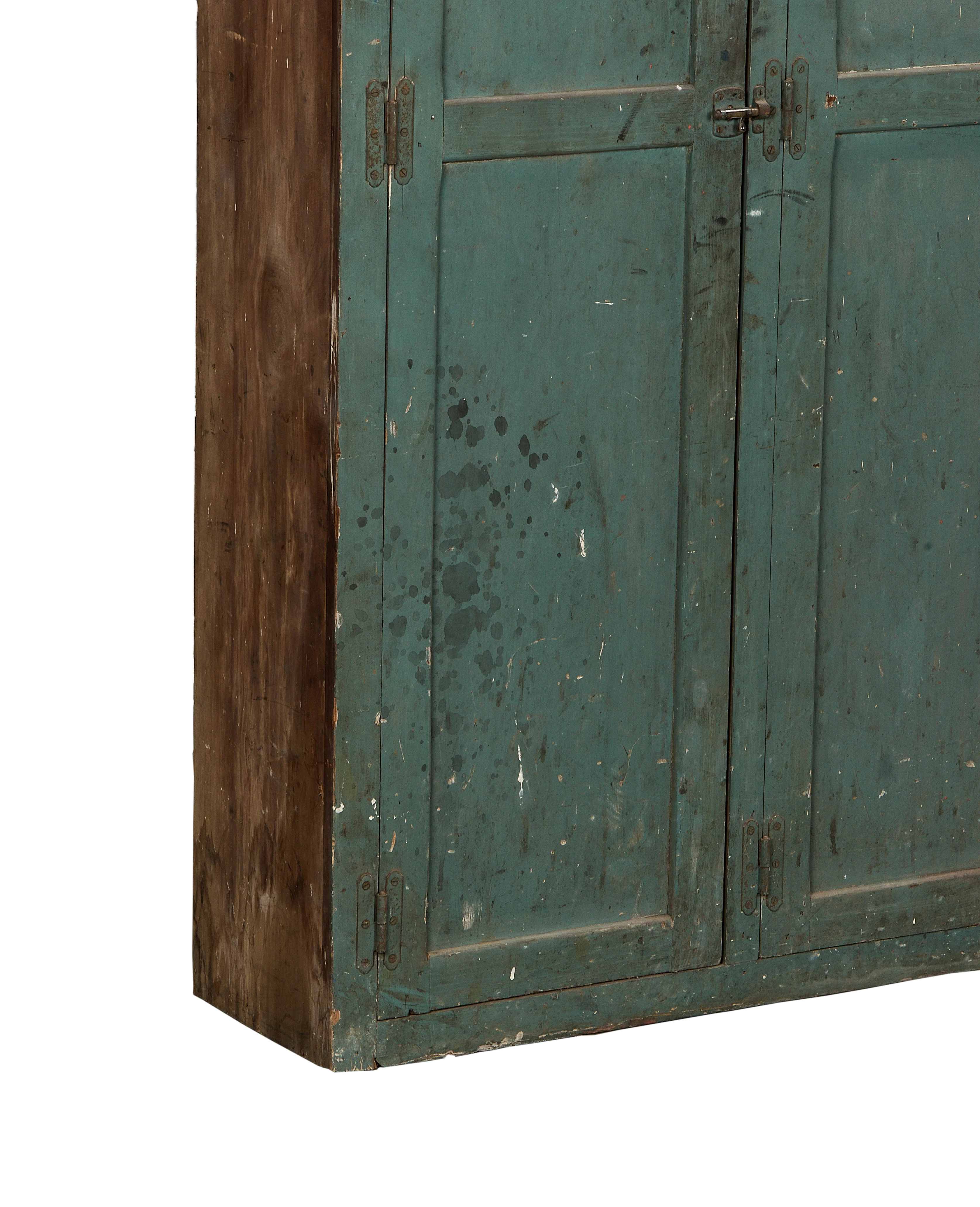 Wood Locker Cabinet - Painted - Image 7