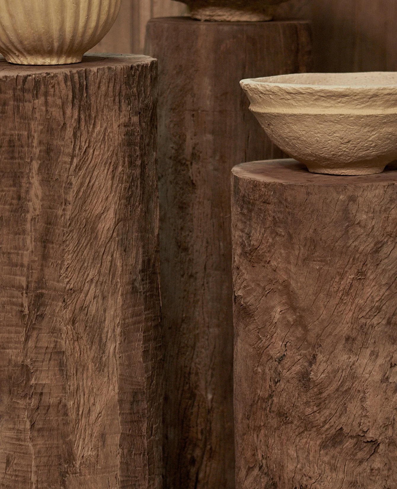 Wood Pedestal - Round Assorted - Image 4