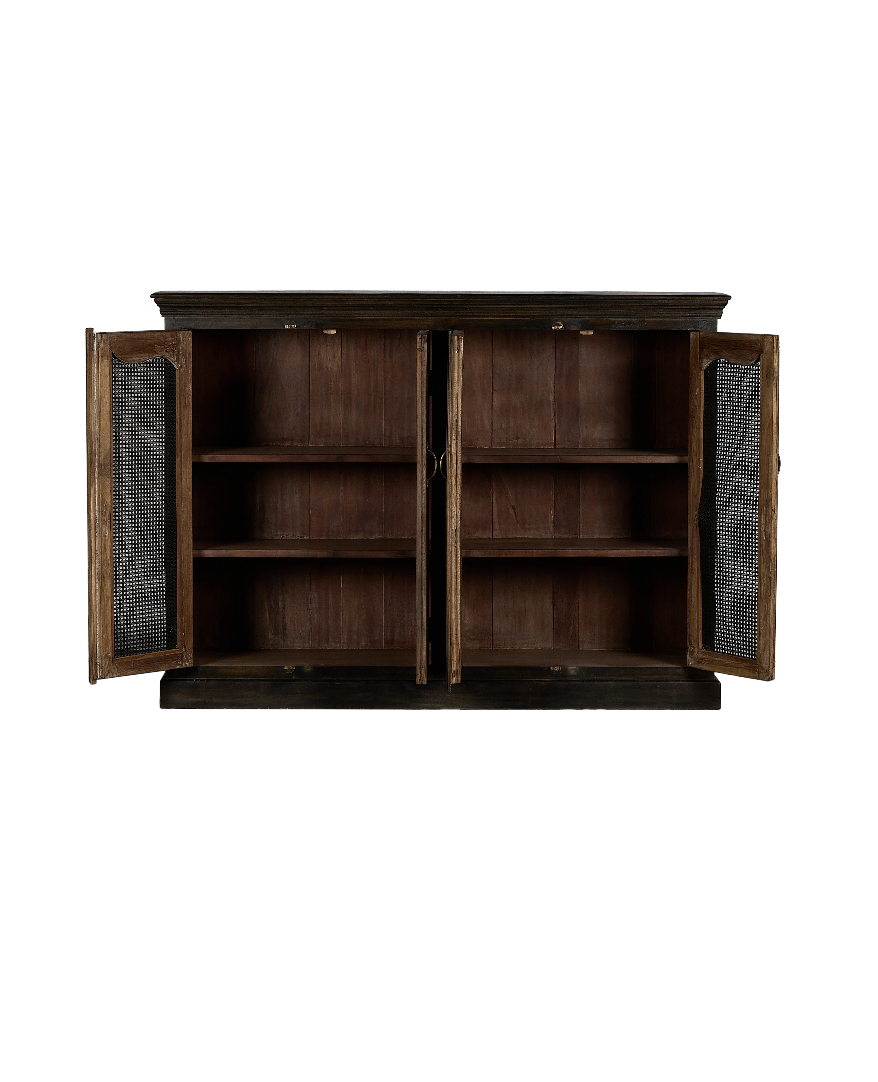 Wood Sideboard - Stained - Image 2
