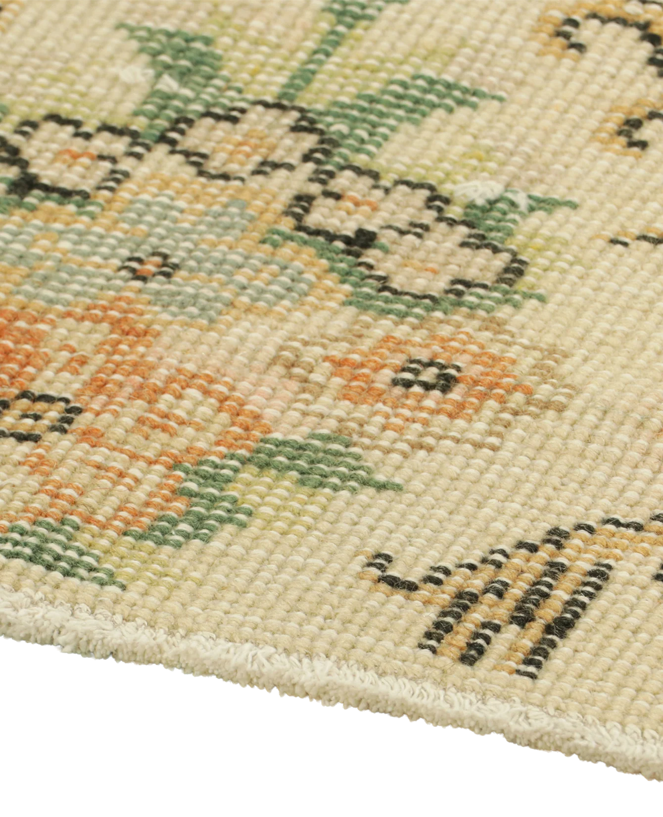 Zeki Müren Rug - Golden-Beige Floral - Image 3