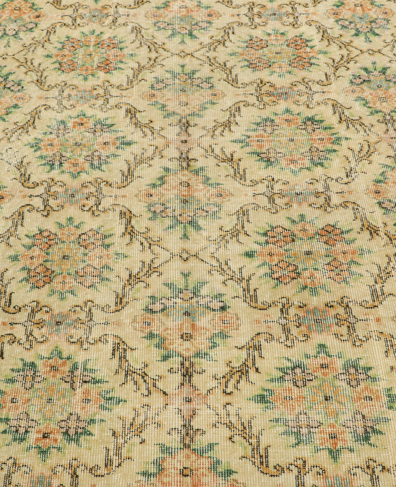 Zeki Müren Rug - Golden-Beige Floral - Image 6