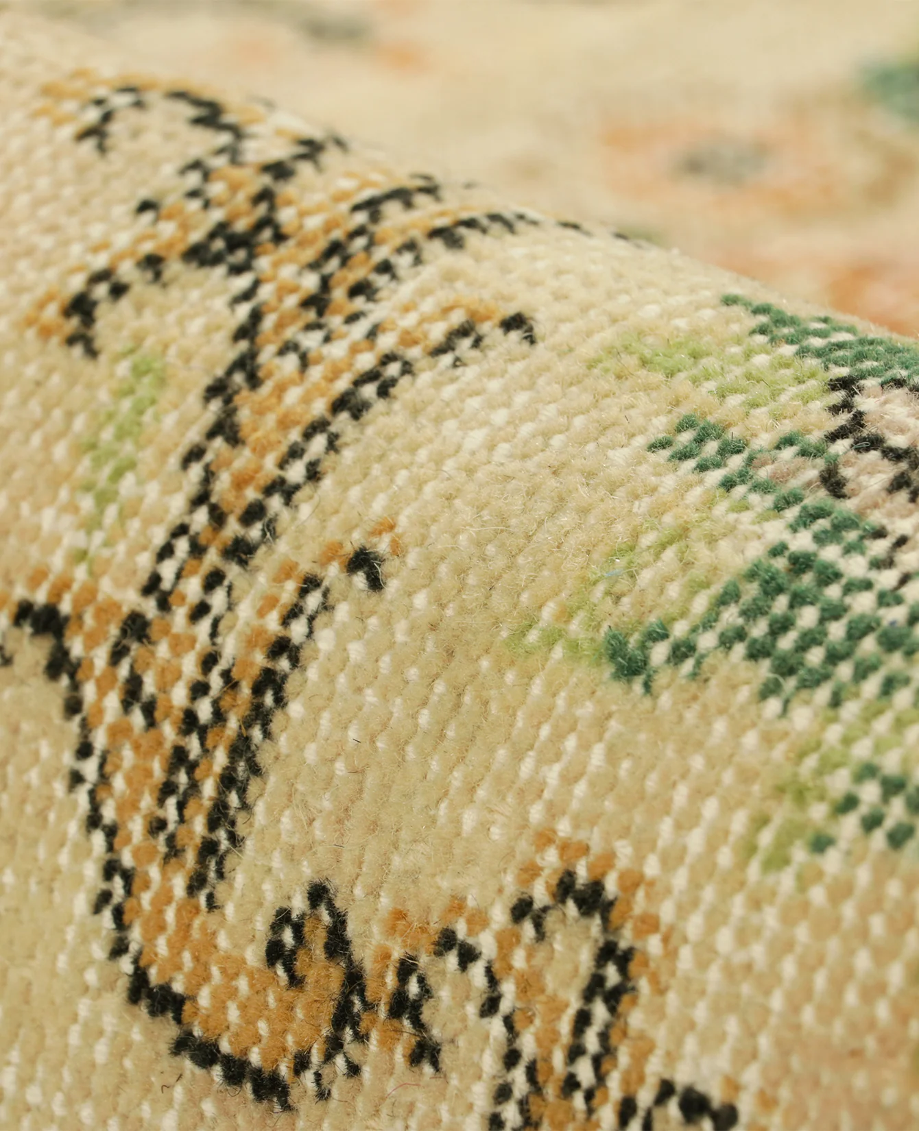 Zeki Müren Rug - Golden-Beige Floral - Image 7