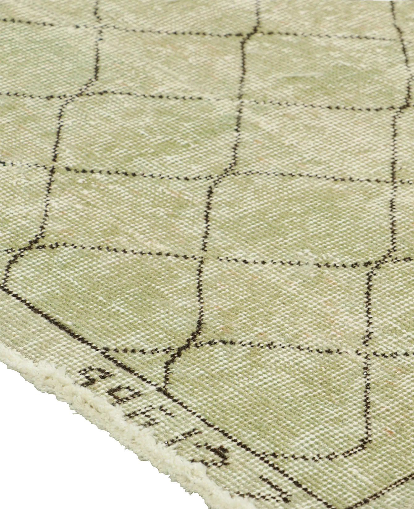Zeki Müren Rug - Sage Green Geometric - Image 4